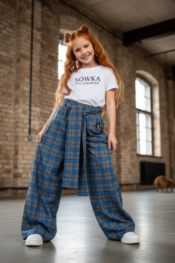 Spodnie Tola Niebieskie + pasek gratis