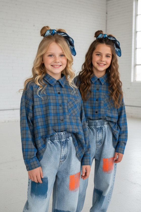 Koszula Tola Niebieska